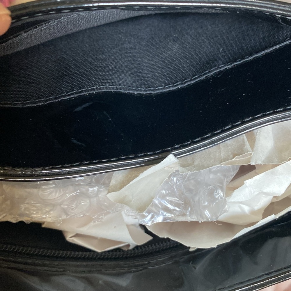 Bundle 3 for 50% off 1970s-80s Ganson Black Patent Leather Bag - Picture 11 of 11